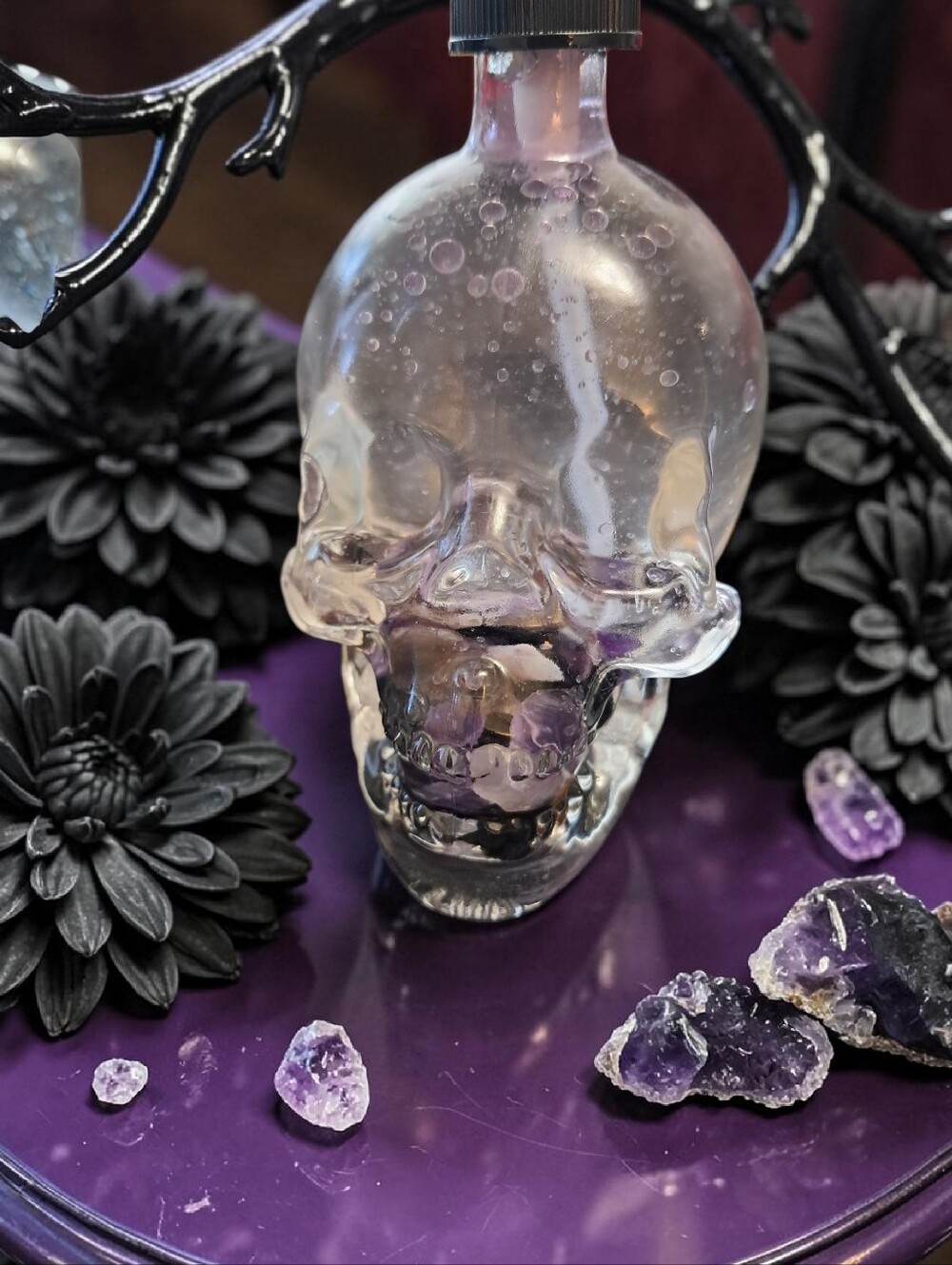 Protection Skull Moon Spray 3.3oz Glass Bottle - Picture 4 of 4